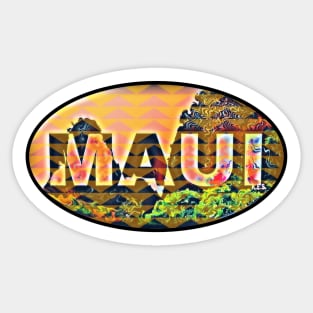 Maui for real Sticker